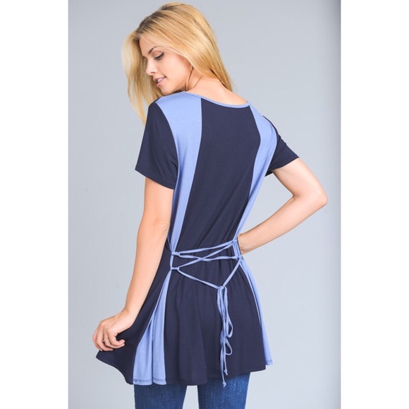 LAST 1🌺🆕5⭐️BEST SELLER Tie Back Tunic - Picture 3 of 4